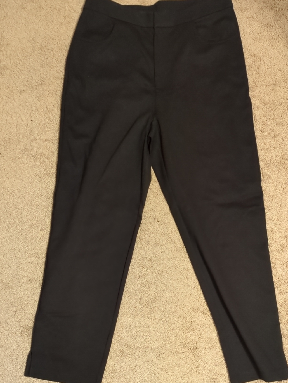 VENUS Men’s Black Straight Dress Pants